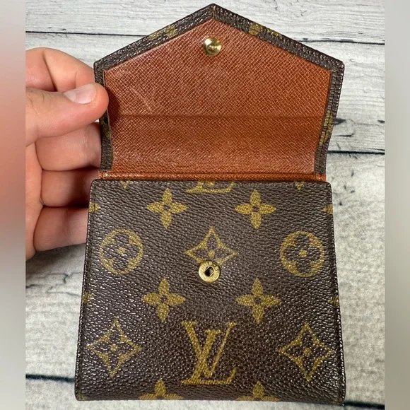 Louis Vuitton Portefeiulle Elise Trifold Wallet Monogram Canvas Leather - Picture 9 of 14